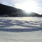 Lebensblume - Snow-Art - 90 Meter - Gsies 2013