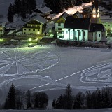 mandala - Snow-Art - Gsies - 2014