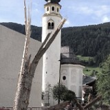 Bruch/Frattura, Installation Pflegplatz, Innichen, Juli 2020