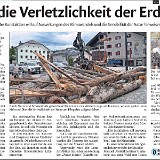 "Dolomiten" Bruch/Frattura, Installation, Innichen, Juli 2020