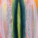 Zentrisch 2 - Acryl auf Leinwand - 30  x 40 cm - 2013