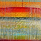 "Schichten" - Acryl auf Leinwand - 40 x 50 cm - 2014 - *