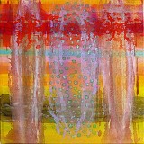 "Regen" - Acryl auf Leinwand - 40 x 40 cm - 2014