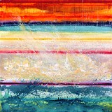 "Sphäre" - Acryl auf Leinwand - 119 x 145  cm - 2018 *