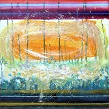 "Fenster" - Acryl auf Leinwand - 57,5 x 67,5  cm - 2018 - Privatbesitz