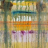 "Plasmoide" - Acryl auf Leinwand - 40 x 70 cm - 2022 *