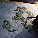 Fresko, erste Farben: Pigmente, 2017