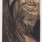 Hutaura - Radierung - 1994  13 x 18 cm -1994 : radierung