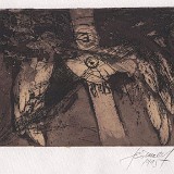Energiepunkt - Radierung - 1995  19,5 x 14,5 cm  - 1995 : radierung
