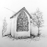 Bildstock Keil  - Bleistiftzeichnung - 2015