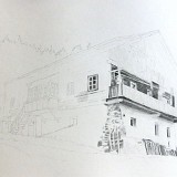 Oltfoltna in Gsies - Zeichnung