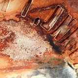 Detail - Textschale - Folienbrand - Hommage an Norbert C. Kaser - 2016