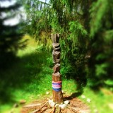 Land - Art Projekt mit Kindern - "Himmlhupfa" Pichl Gsies - Südtirol - 2014