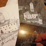 Aquaforte, Zeichnen des Schlosses