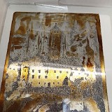 Aquatinta im Säurebad