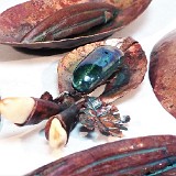 Anhänger Grandel - Kupfer - Glasstein - 2018