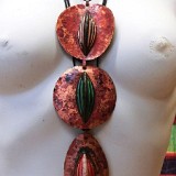 Anhänger - Kupfer - Keramik